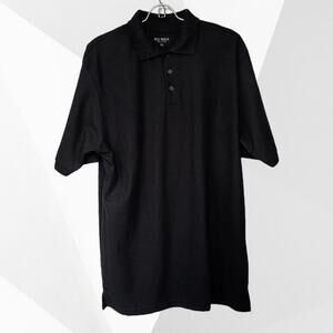 Blu Rock Men's Short Sleeve Polo Shirt Black Size XL